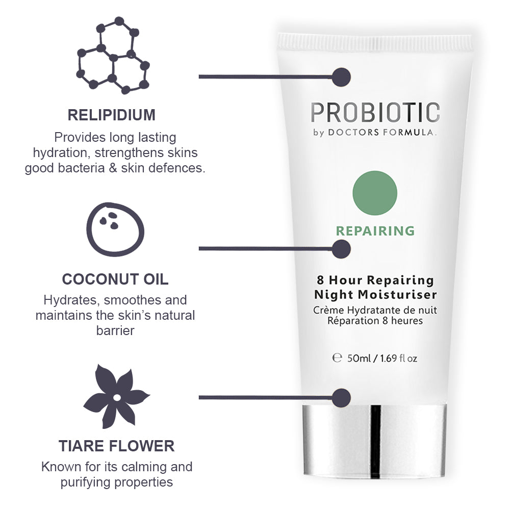 Probiotics Repairing 8 Hour Repairing Night Moisturiser 50ml