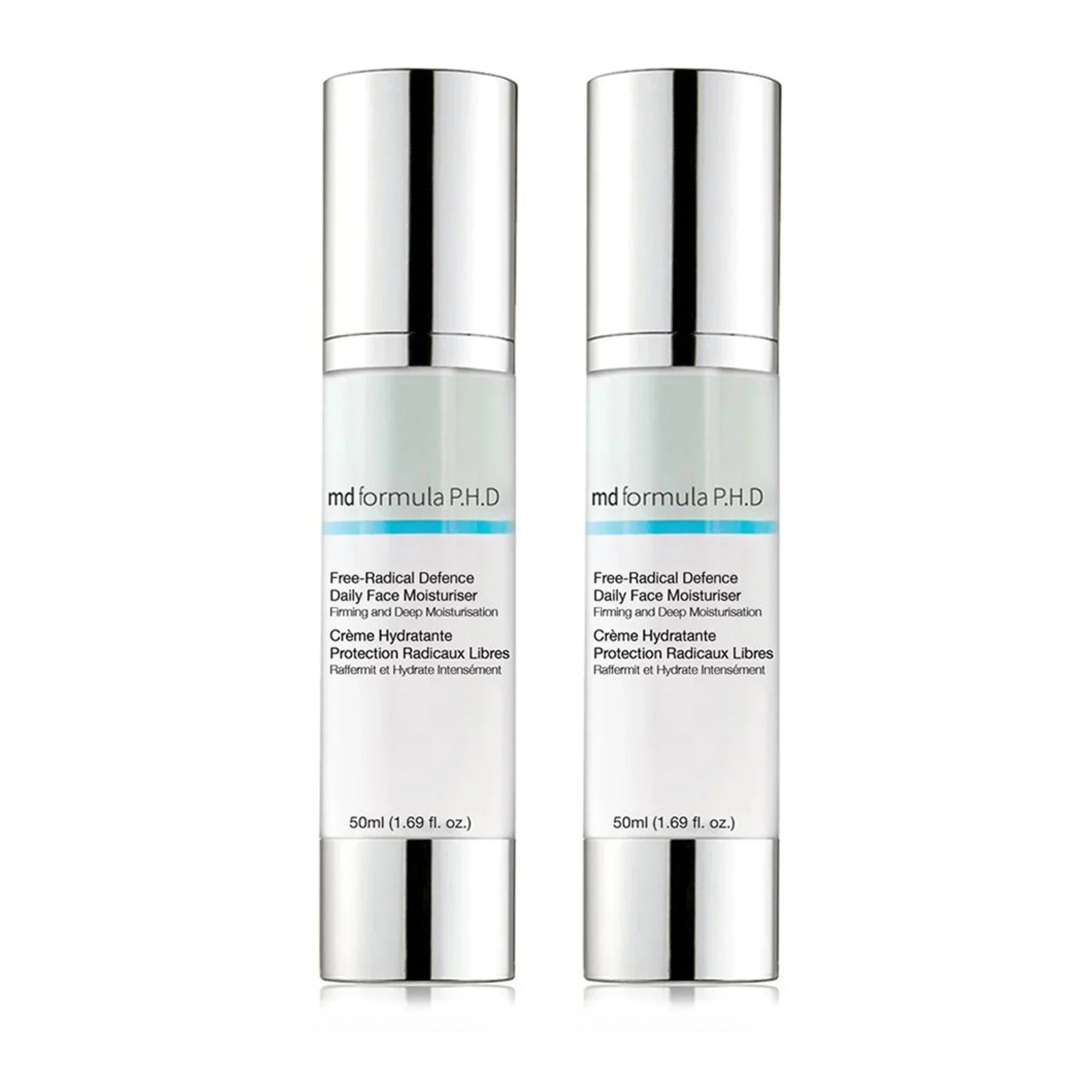 MD Formula Free Radical Defence Daily Moisturiser 50ml Twin Value Savings Pack - skinChemists