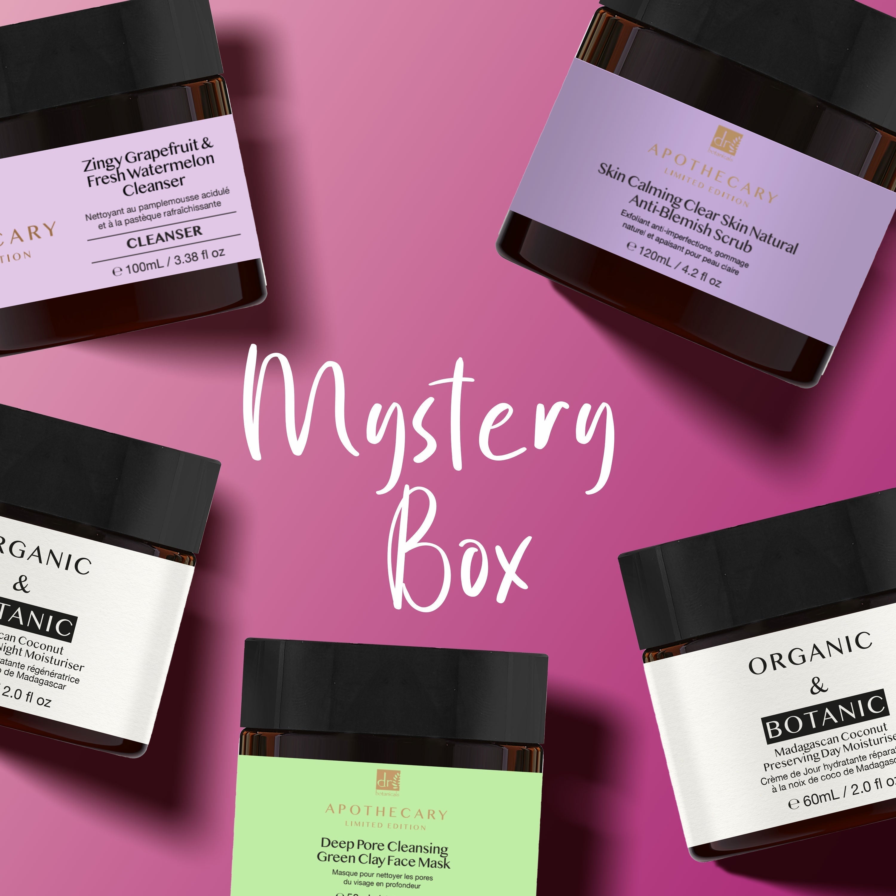 Dr Botanicals Anti-Ageing Vegan Friendly Skincare & Beauty Mystery Box