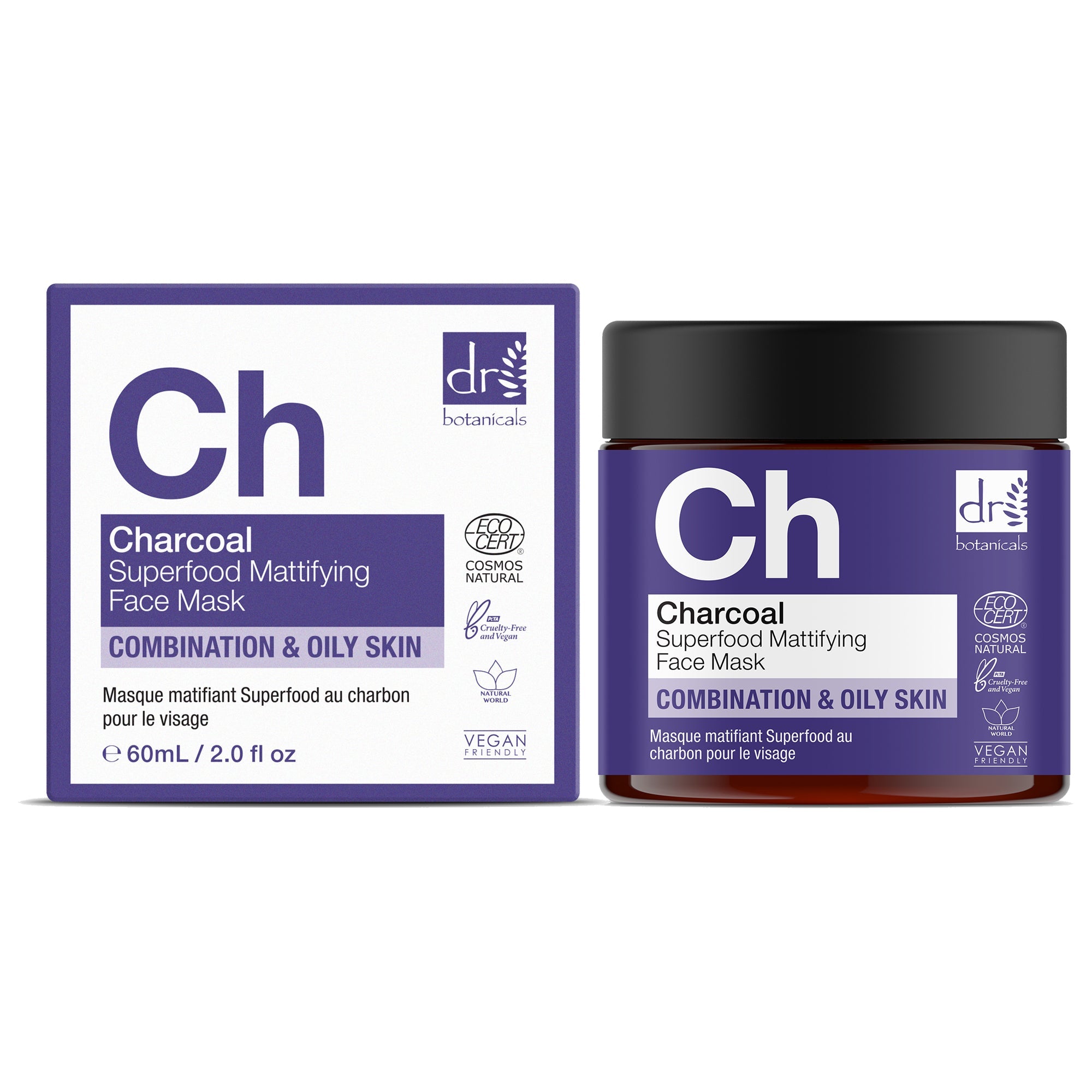 Charcoal Superfood Face Mask Duo