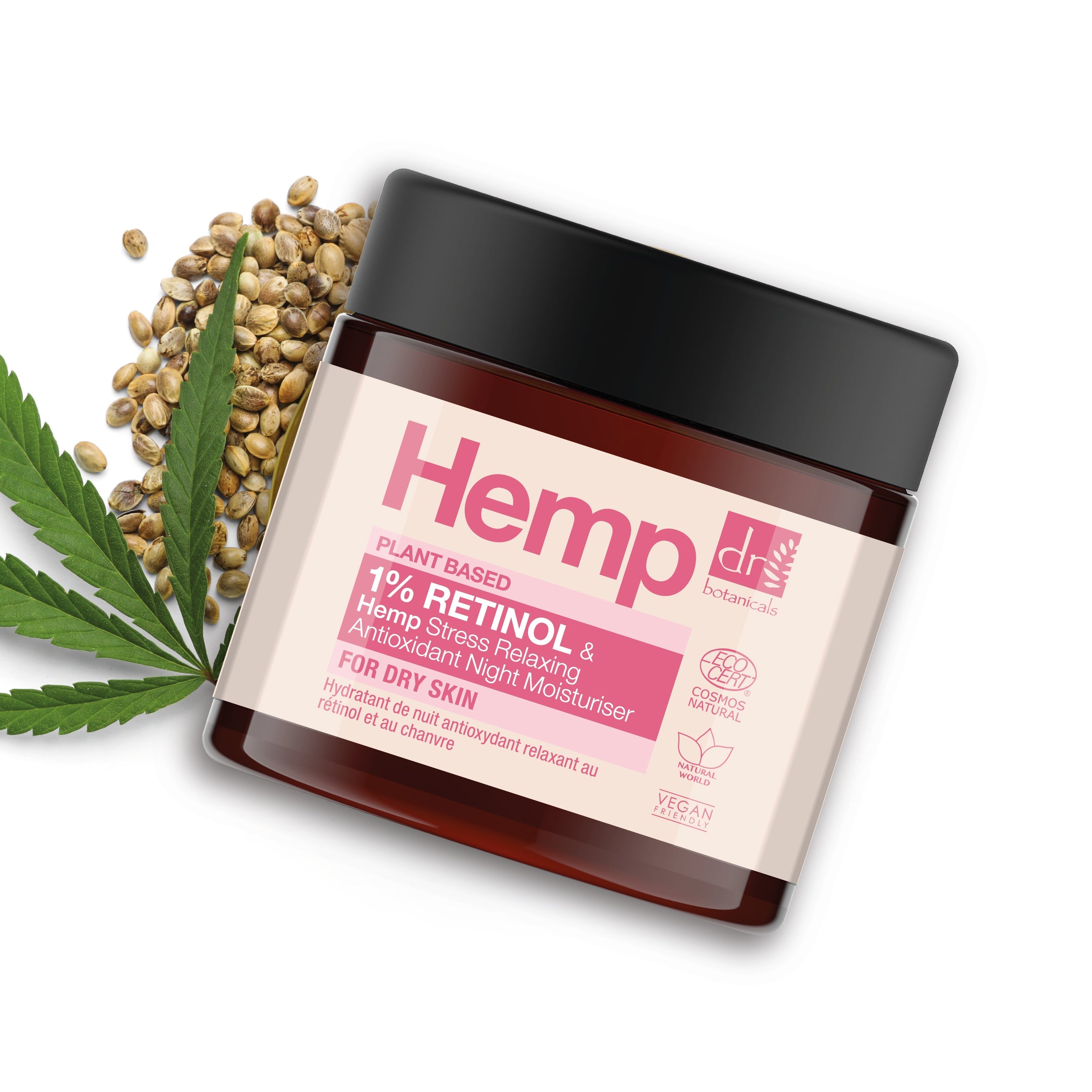 Bakuchiol Retinol & Hemp Stress Relaxing Antioxidant Night Moisturiser