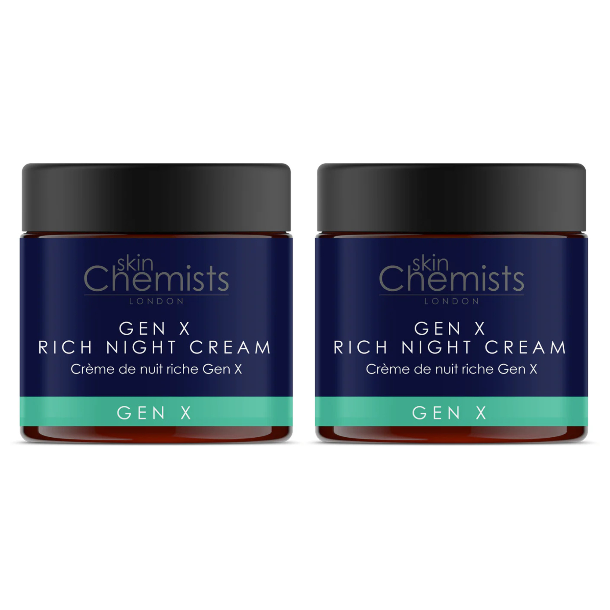 skinChemists Gen X Rich Night Cream 60ml Twin Value Savings Pack - skinChemists