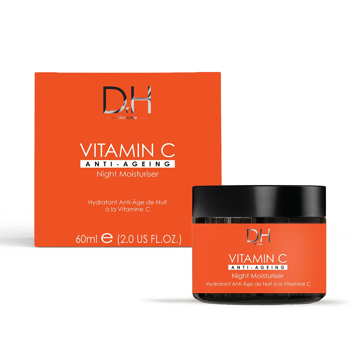 Anti-Aging Vitamin C Facial Serum 30ml + Vitamin C Anti-Ageing Night Moisturiser 60ml - skinChemists