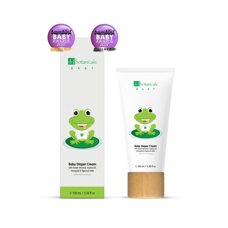 Baby Sweet Almond Oil Diaper Cream & Body Milk Kit - Dr Botanicals