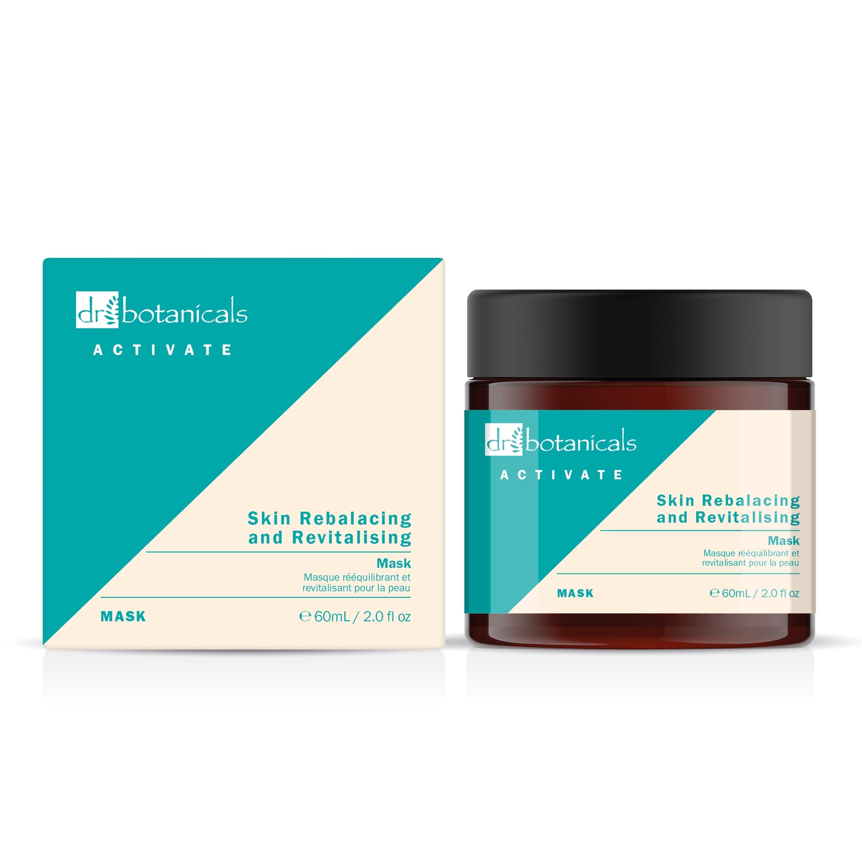 Dr Botanicals Activate Skin Rebalancing & Revitalising Mask 60ml Twin Value Savings Pack