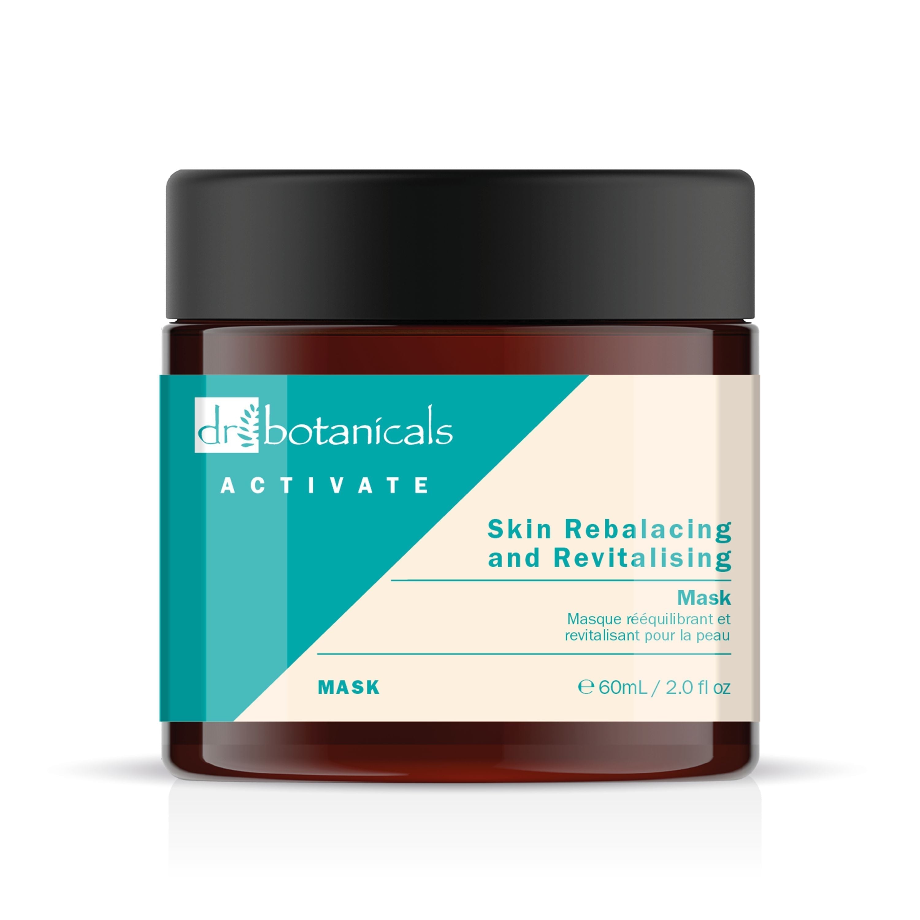 Dr Botanicals Activate Skin Rebalancing & Revitalising Mask 60ml Twin Value Savings Pack