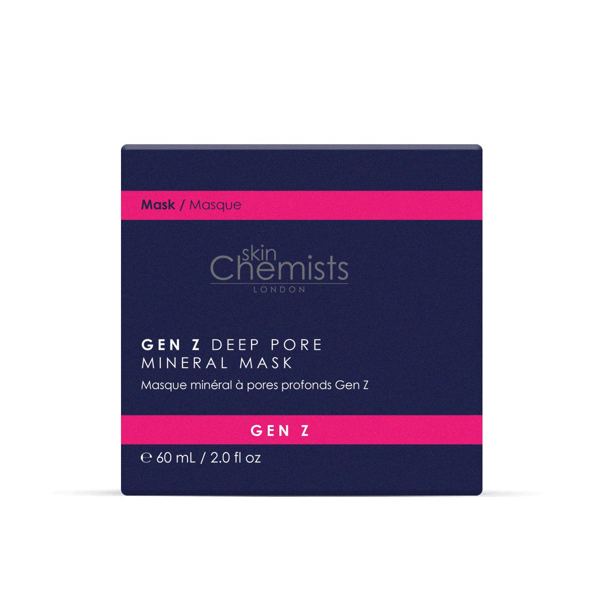 skinChemists Gen Z Deep Pore Clay Mask 60ml Twin Value Savings Pack - skinChemists