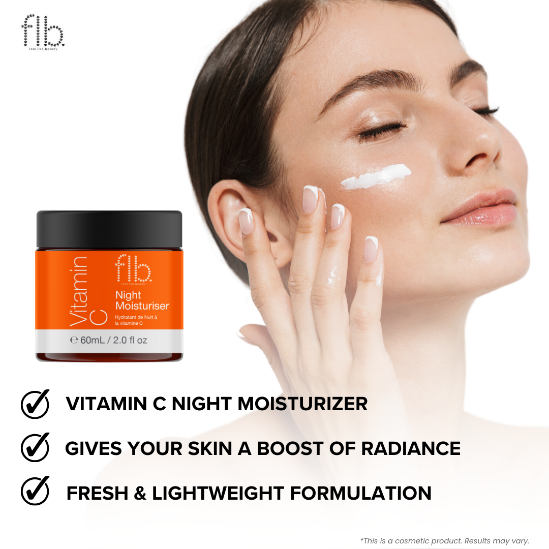 Feel Like Beauty Vitamin C Night Moisturiser 60ml Twin Value Savings Pack - skinChemists