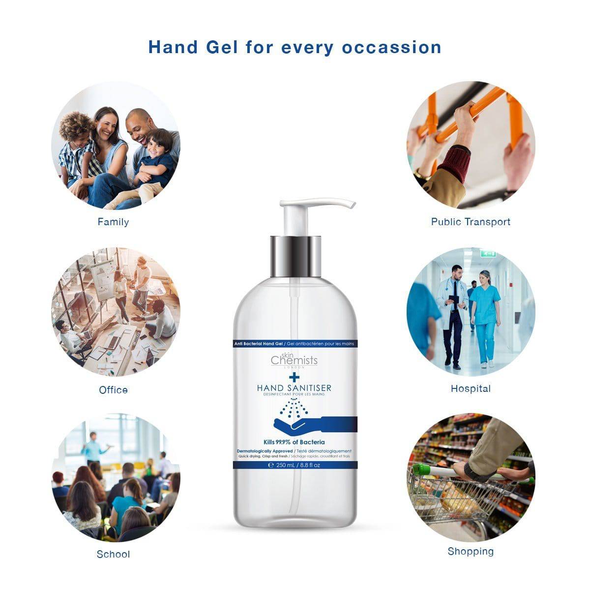 Hand Sanitiser 250 ml - skinChemists