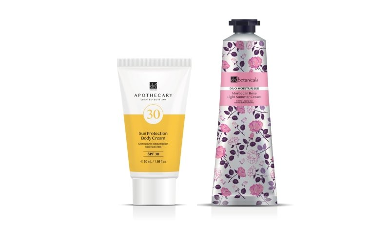 SPF 30 Moroccan Rose Light Summer Body Kit - Dr Botanicals